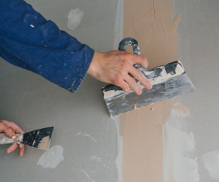 Interior painting and drywall repair in Austell GA home